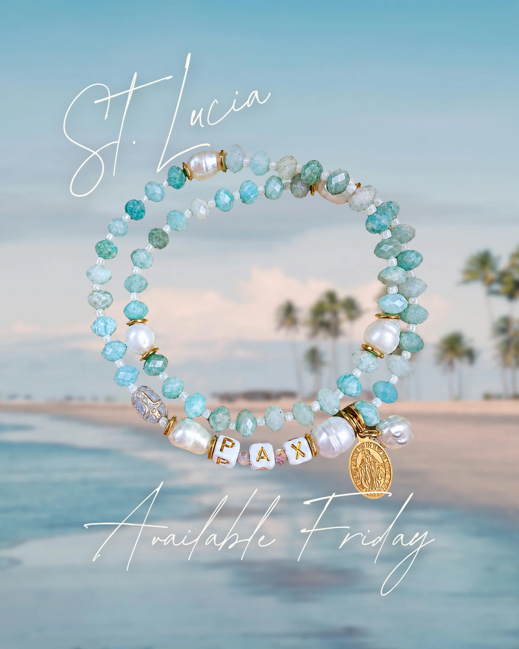 Saint Lucia Rosary Bracelet