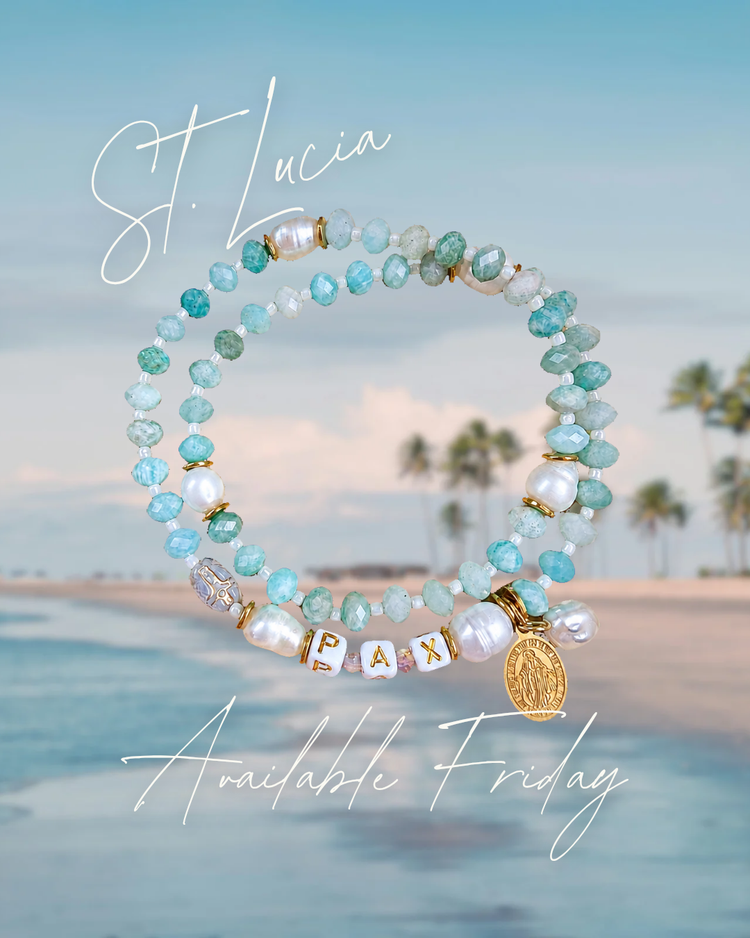 Saint Lucia Rosary Bracelet